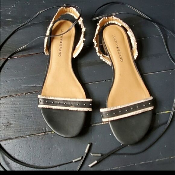 Lucky Brand Lace Up Flats - Picture 8 of 8